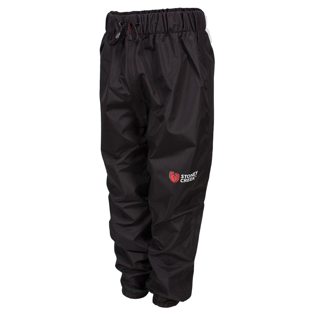 Kids waterproof top over trousers